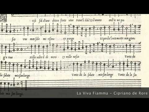 Cipriano de Rore (ok. 1515-1566) "Or che 'l ciel et la terra" (Il primo libro de madrigali 1552)