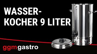 Distributeur de boissons chaudes professionnel - 17L - 2,5kW - Réglage de température en continu 30–110°C - Acier inoxydable