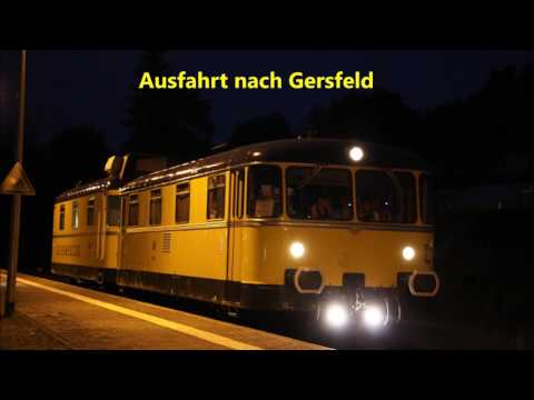 Messzug auf der Rhönbahn