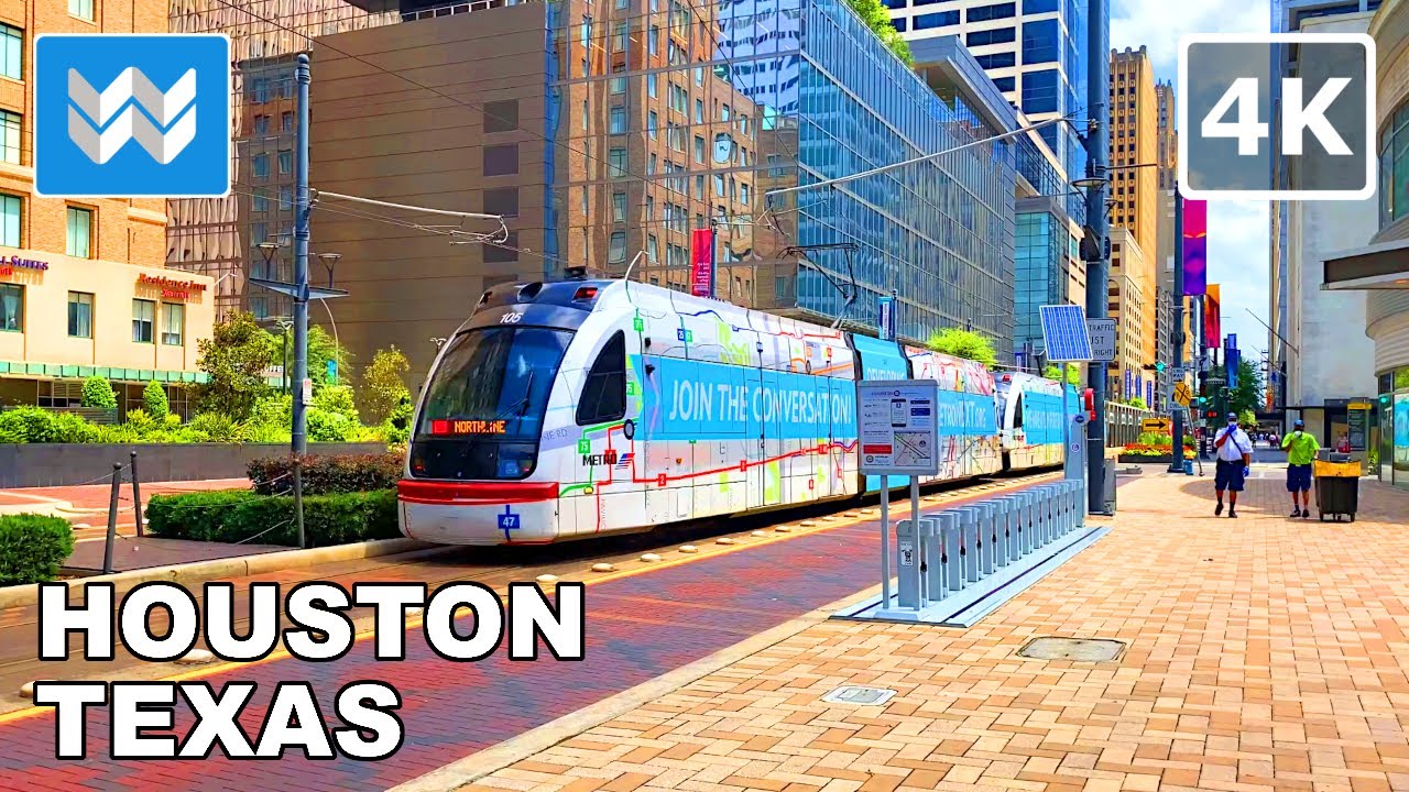 Immersive street-level walking tour through Houston Museum District, United States, showcasing authentic urban landscapes, local architecture, and the vibrant atmosphere of the city's neighborhoods