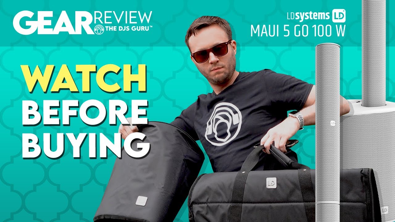 video Loa karaoke di động LD Systems MAUI 5 GO 100 W chính hãng 0