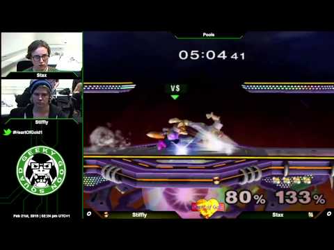 HoG1 - Stiffly (Cpt. Falcon) Vs. Stax (Fox) - Pools - Melee