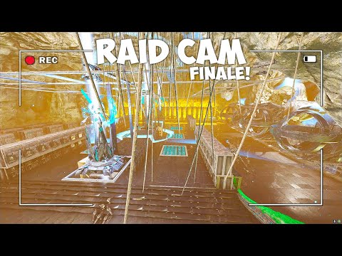 Ark Raid Cam - Season Finale Raid Plus 1st Place and 2nd Place Base Tours!