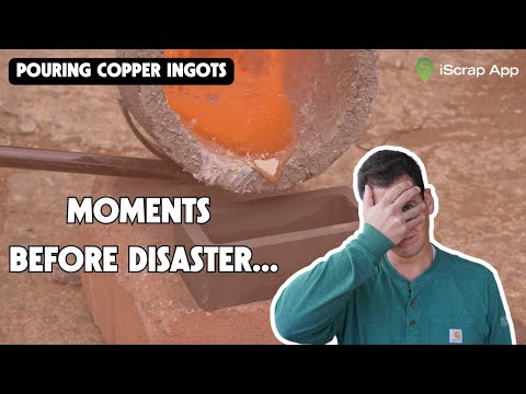 Melting Scrap Copper Into Ingots [What Went Wrong?]