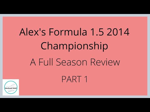 Formula 1.5 2014 Full Season Review - Part 1