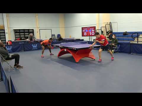 Westchester Table Tennis Center March 2022 Open Singles Final - Ojo Onaolapo vs Jishan Liang