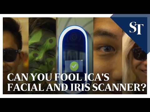 Can you fool ICA's facial and iris scanner?