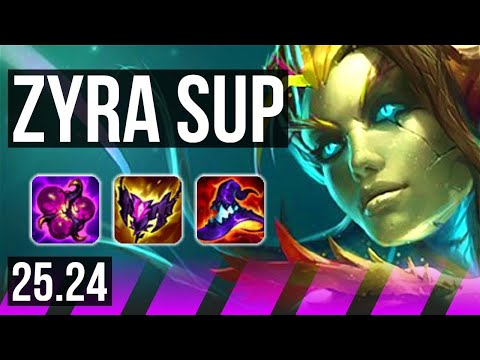 ZYRA & Ezreal vs BLITZCRANK & Kai'Sa (SUP) | 37K damage | EUW Diamond | 25.24