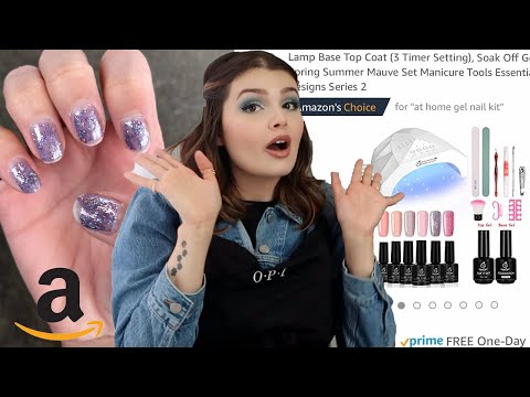 TESTING AMAZON'S #1 SELLING AT HOME GEL MANICURE KIT | IS IT WORTH IT?