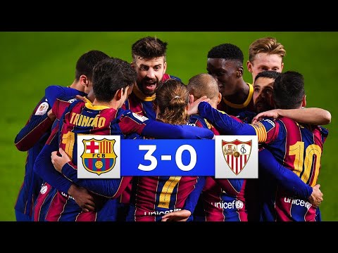COMEBACK AGAIN! FCB vs Sevilla 3-0 - Full Highlights