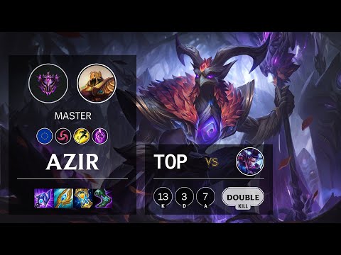 Azir Top vs Vayne - EUW Master Patch 11.6