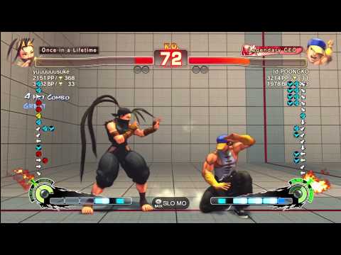 SSF4 AE [IB] yuuuuuusuke vs Id POONGKO [YUN]