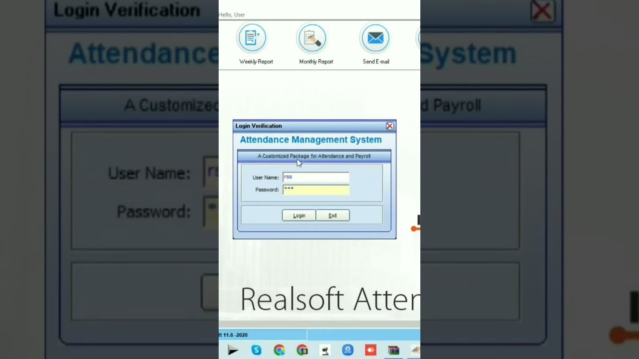realtime biometric attendance software run time error solution video link in description
