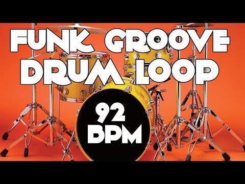 Drum Track - Groove Funk Beat | 92 BPM