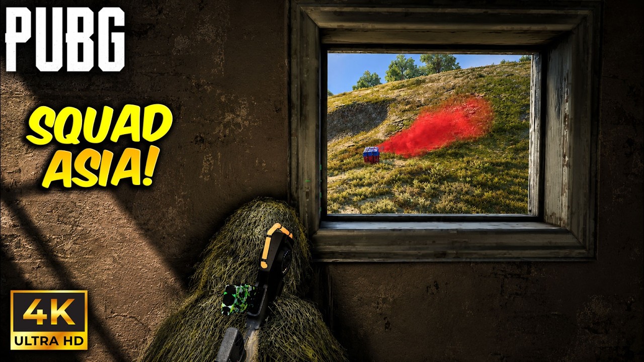 PUBG PC pero CAIGO en EDIFICIOS con SQUAD de ASIA TRYHARD 😍 Estos GRAFICOS SE VEN BRUTALES