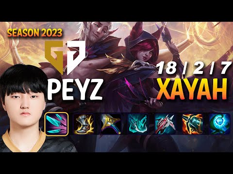 GEN Peyz XAYAH vs EZREAL ADC - Patch 13.13 KR Ranked