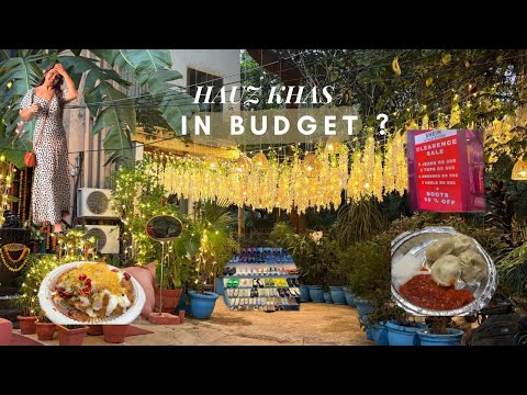 Exploring Hauz Khas in Budget | Hidden Cafes, Street Style & Delhi Vibes