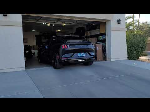 Mustang Mach E lowered on 20x9 255/45 and 20x10.5 295/40