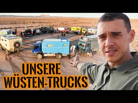 Mit 500.000€ OFFROAD LKWs durch die Wüste! Kann mein Unimog mithalten? | Survival Mattin