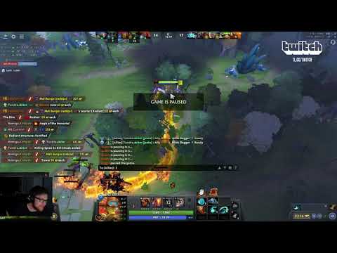 Tundra Skiter Malding at team mate to "play with him"