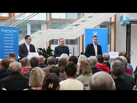 Podiumsdiskussion in Niederalteich mit den Bürgermeisterkandidaten