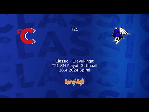 Classic - EräViikingit T21 SM Playoff 3. finaali 16.4.2024