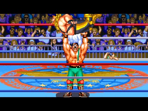 Saturday Night Slam Masters (Arcade) - All Grappling Moves & Special Finishers