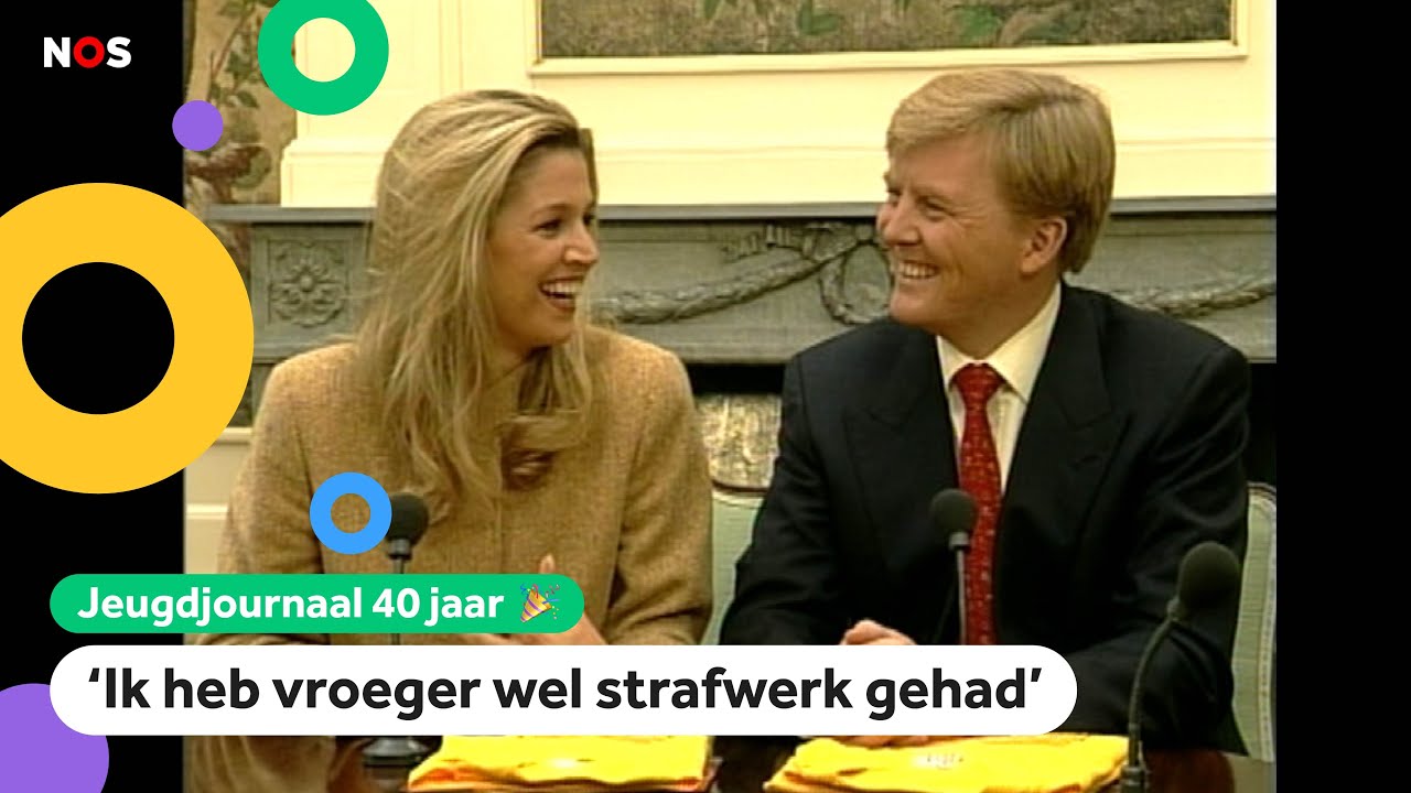 Zeldzaam Jeugdjournaal-interview met Willem-Alexander en Máxima (uit 2002)