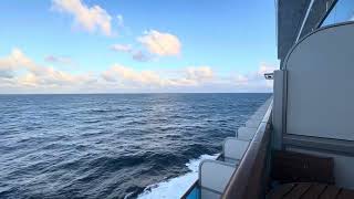 Cruising Sydney to Hobart on the P&O Pacific Adventure - Heading away from Tropical Cyclone Alfred.