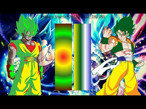Vegito VS Gogeta || Power Levels || Dragon Ball/'Super/Manga/Heroes || Cannon And Non-Cannon