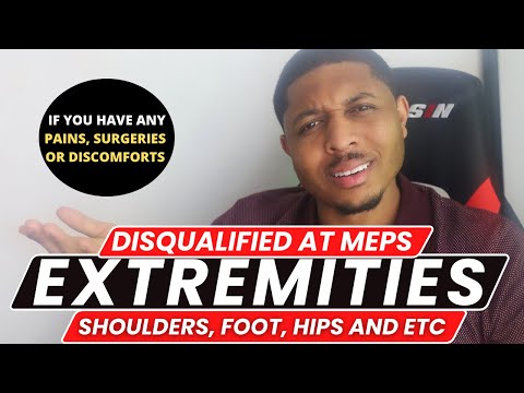 Fastest Ways To Get Disqualified At MEPS | KNEE, HIPS, FOOT, SHOULDERS and Etc