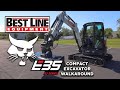 Bobcat E35 Compact (Mini) Excavator Walkaround + Operations Guide