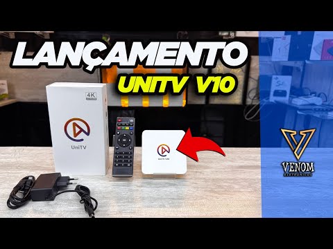 LANÇAMENTO UNITV V10 - VENOM ELETRÔNICOS