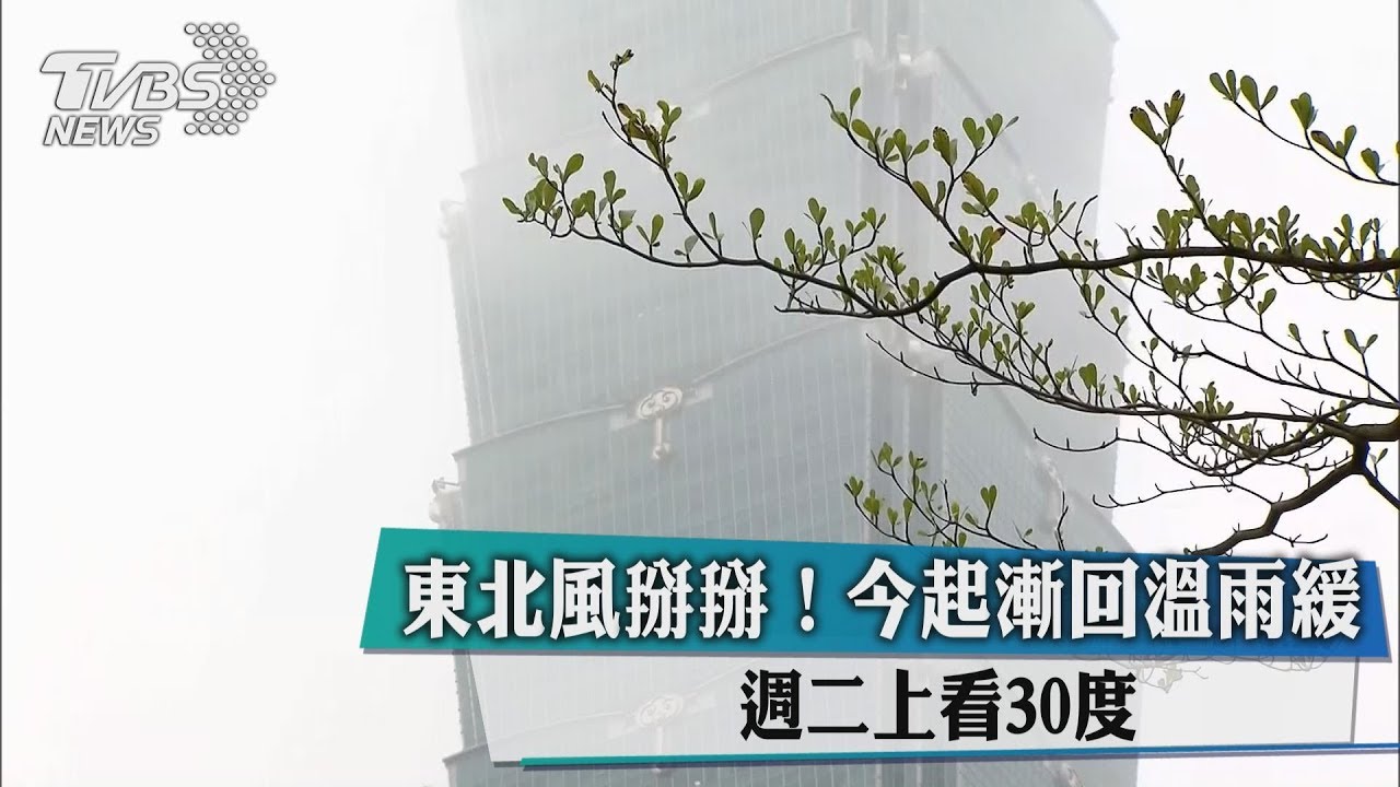 東北風掰掰!今起漸回溫雨緩 週二上看30度