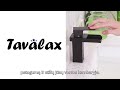 Praustuvo juodas čiaupas/vandens maišytuvas Tavalax