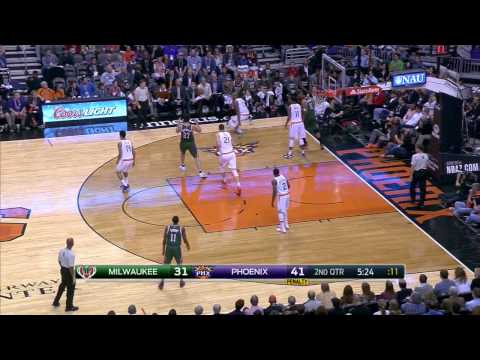 Jabari Parker Highlights Bucks vs. Suns 12.15.2014 - 8 Points, 1 Assist