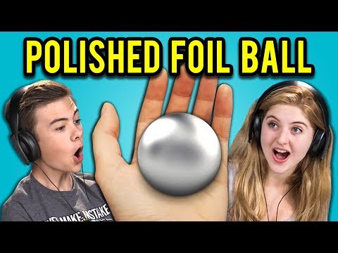 TEENS REACT TO MIRROR-POLISHED JAPANESE FOIL BALL CHALLENGE