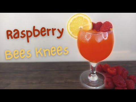 Bee's Knees Non-alcoholic recipe! | Raspberry Bees Knees Mocktail