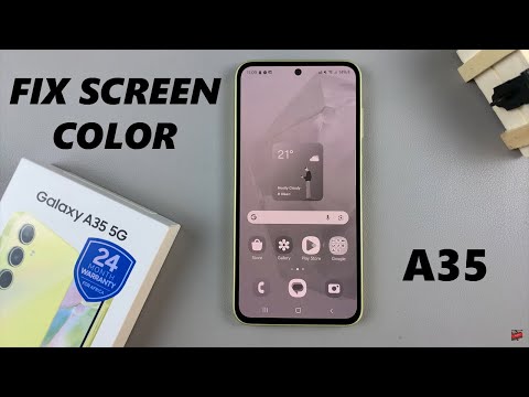 How To FIX Screen Color On Samsung Galaxy A35 5G