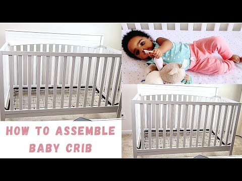 Assembling Oxford Baby Crib|Oxford Baby Harper 4 in 1 Convertible Baby Crib|Baby Crib Installation