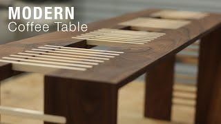 Building a Modern Coffee Table - Guaranteed to Maybe Spill Your Coffee