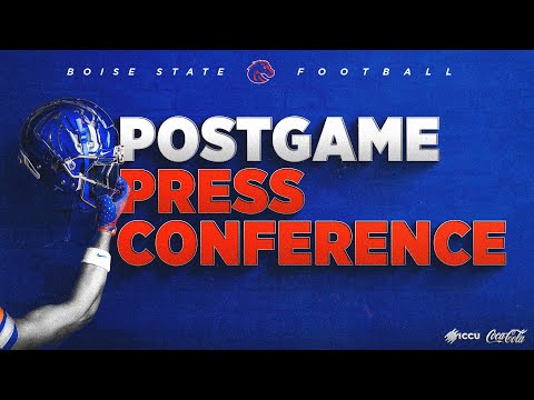 Boise State Football: Week 1 Postgame Press Conference