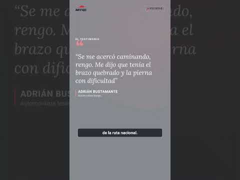 El chofer del micro que cayó de un puente en Carmen de Areco caminó herido un kilómetro por ayuda