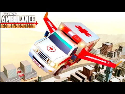 Flying Ambulance Rescue Drive - City Flying Ambulance Rescue simulator game Android