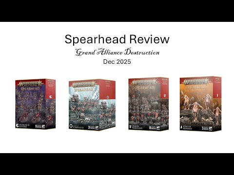 Grand Alliance Destruction Spearhead Review
