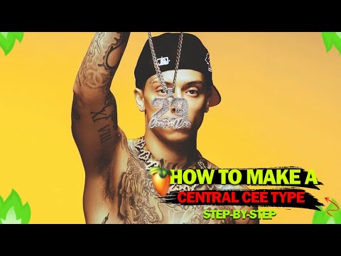 HOW TO MAKE A CENTRAL CEE TYPE BEAT IN FL STUDIO EASY WAY 2023 🔥