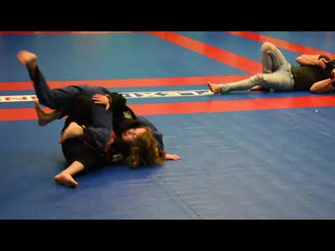 Elliott Cole fighting at the Newquay BJJ Open February 2018