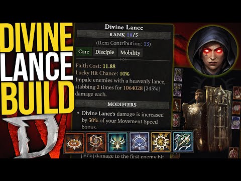 Diablo 4 - Divine Javelin: FUN RANGED Paladin Build