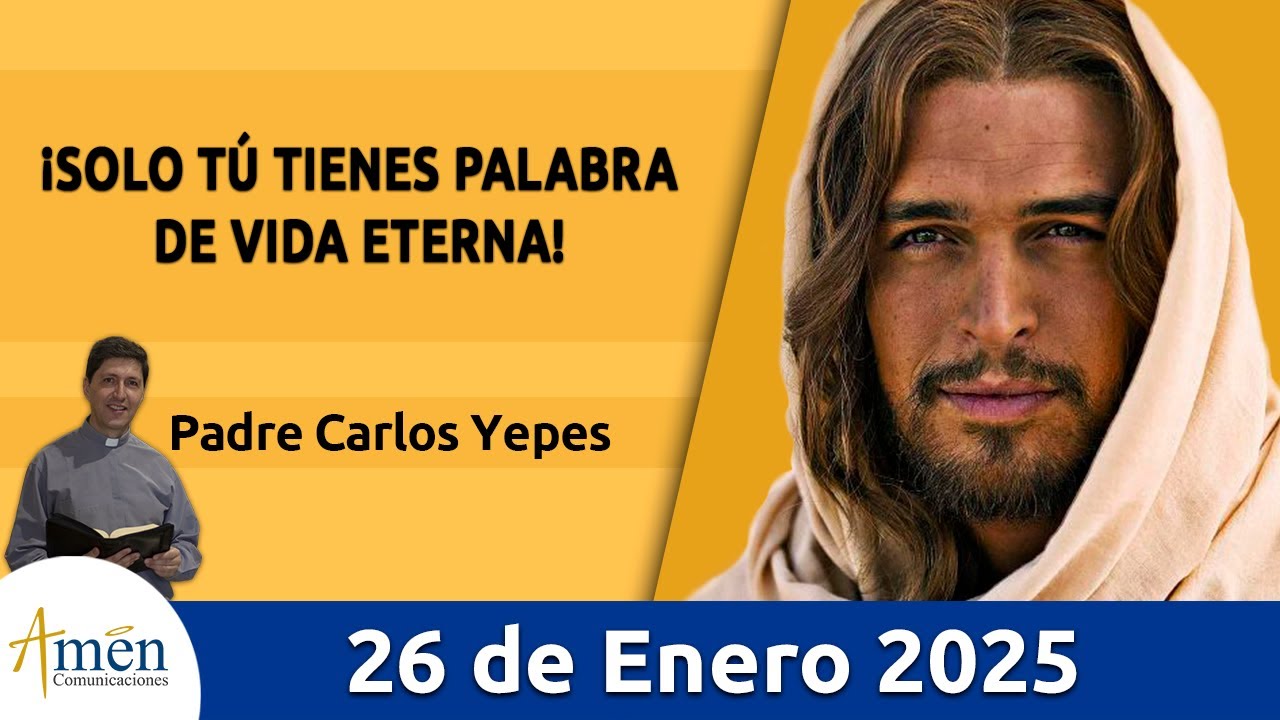 Evangelio De Hoy Domingo 26 de Enero 2025 #PadreCarlosYepes l San  Lucas 1,1-4;4,14-21 l Misa