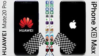 Huawei Mate 20 Pro vs Apple iPhone XS Max Speed Test